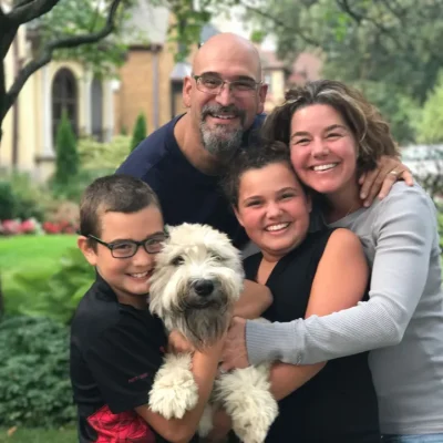 My blessings – Peg, Lily, Will and Buddy